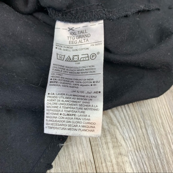 Old Navy Black Swiss Dot Ruffle Sleeve Blouse Size XXL Tall - Picture 9 of 11